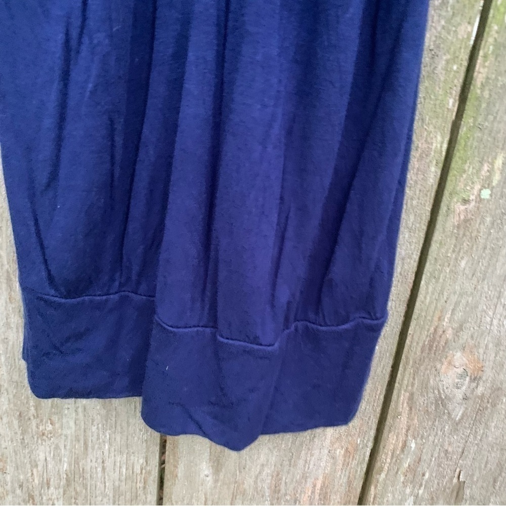 JO&CO Jeans stretchy spaghetti strap navy blue v neck tank top spring summer - Picture 7 of 7